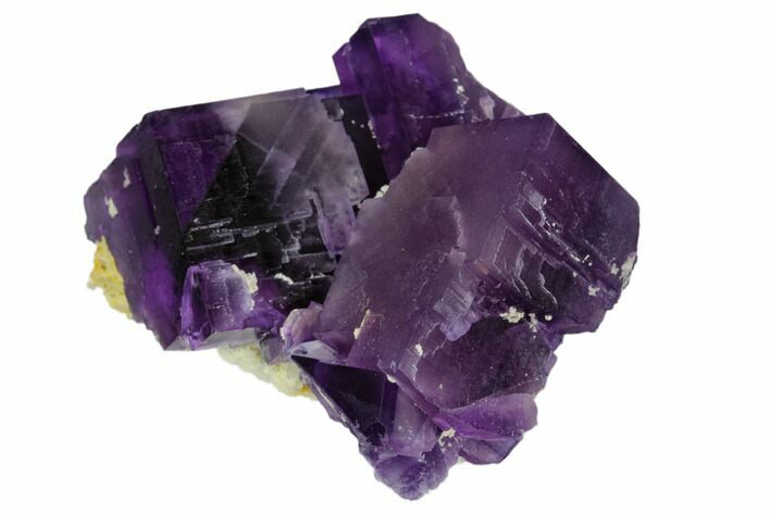 Purple Fluorite with Bladed Barite - Cave-in-Rock, Illinois #128782